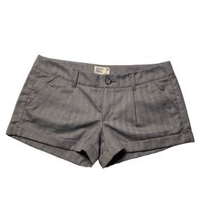 Grey Pinstripe Shorts EUC